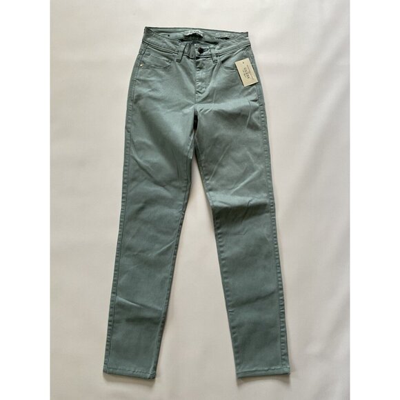 Guess Women’s Pastel Sexy Curve Mid Rise Skinny Jeans Dusty Teal Size 27 - Picture 6 of 12